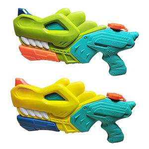 Pistola de agua de <span class=keywords><strong>dinosaurio</strong></span> barata, juguete de plástico para niños, pistola de agua de batalla con capacidad Ultra grande, juego de agua de juguete de verano para niños - Product Image 1