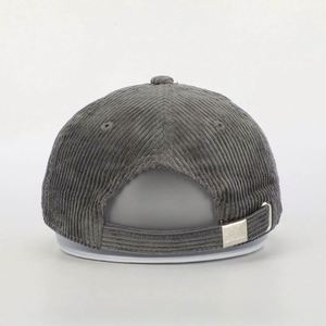 หมวกเบสบอลแบบปรับได้ 6 แผง สีพื้น ปักโลโก้ คุณภาพสูง สำหรับทุกเพศ ขายส่งตามสั่ง - Product Image 5