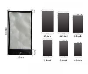 Werks besucher Keine Fotografie Erlaubt Handy taschen Magnetisch abschließbare Handy tasche Sicherheit PE Locking Handy tasche