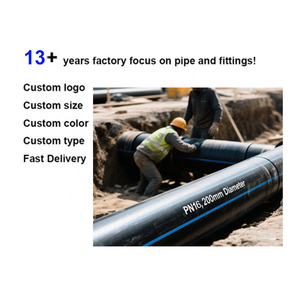 Sức mạnh tác động cao HDPE ống nước DN 200 315 <span class=keywords><strong>250</strong></span> 200 400mm PN16 thoát nước <span class=keywords><strong>PE</strong></span> Ống - Product Image 2