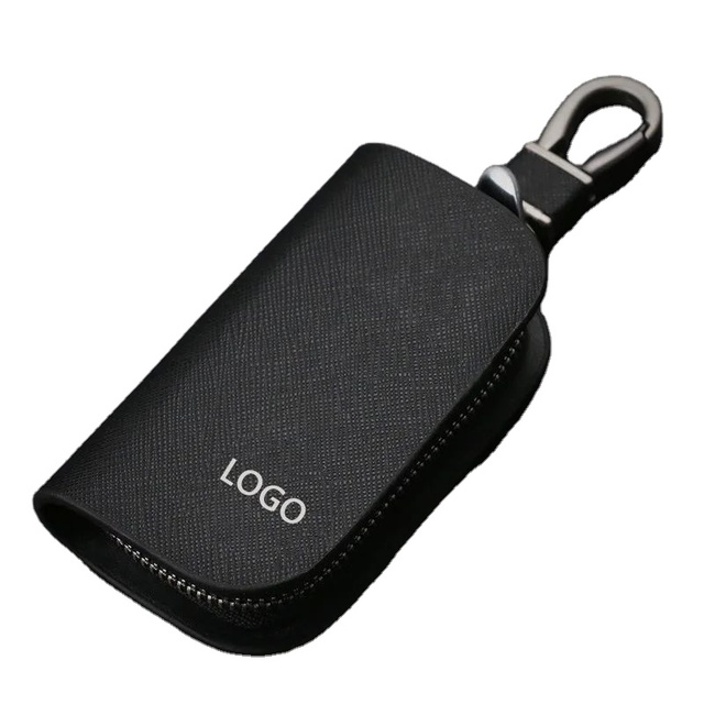 Leather Car Key Case Universal Keychain for BMW Mercedes Audi VW Toyota Ford KIA Peugeot Citroen Key Cover Protector Accessories