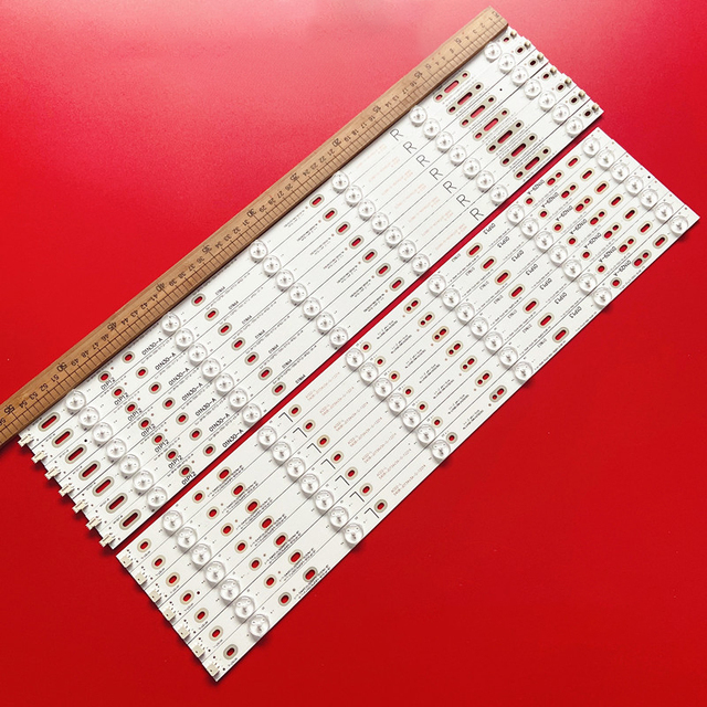 ZR-1018 TV LED BacklightS LB-PM3030-GJUHD557X12AHH2-L/R-Y LED Backlight Strip TV Spare Parts
