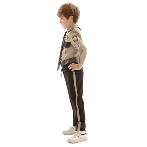 Enfants habiller jeu <span class=keywords><strong>de</strong></span> rôle Costume <span class=keywords><strong>shérif</strong></span> Costume garçons flic Cosplay Costume - Product Image 2