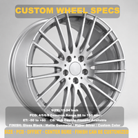 Jantes de voiture légère en alliage d'aluminium 18 pouces 18x8.5 ET42 5x112 CB66.56 pour Mercedes Classe C