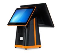 Caisse enregistreuse tactile tout-en-un Android/Win avec écran 15,6'' 1080p, écran tactile capacitif 10 points, processeur Intel I3 intégré