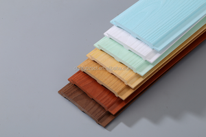 WPC-paneles de pared decorativos para interiores, en relieve, PVC, 200x9mm, revestimiento blanco - Product Image 3