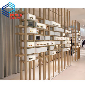 Escaparate de exhibición de gafas, diseño de escaparate óptico de madera, escaparate de sala de exposición, diseños de muebles - Product Image 5