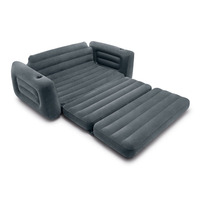 Canapé gonflable moderne carré double portable de haute qualité en gros pour chambre à coucher, salon, utilisation en extérieur