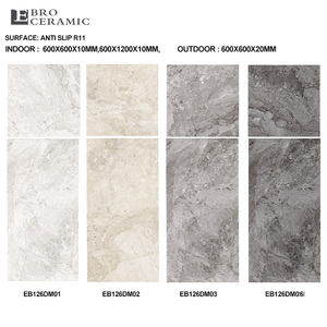 Azulejos chinos de alta calidad <span class=keywords><strong>para</strong></span> patio exterior de 600x600, azulejos de piedra gris oscuro <span class=keywords><strong>para</strong></span> suelo con superficie antideslizante R11 - Product Image 6