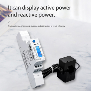 Medidor de energía TOMZN CT <span class=keywords><strong>LCD</strong></span> 85-300V Max 400V 100A 50/60Hz Voltaje de energía reactiva activa inversa positiva Corriente Hz PF Retroiluminación - Product Image 3
