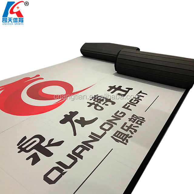 wholesale martial arts judo training wrestling mats used bjj vinyl tatami rolling mat for sale