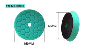 하이 퀄리티 스폰지 연마 패드 6 인치 후크 루프 백킹 자동차 연마기 기계 페인트 보정 버핑 OEM 지원 - Product Image 3