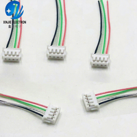 Cableado Personalizado de 4 Pines con Extremo Abierto, Cable Conector de Una Sola Cara con Extremo Estañado para Cableado Electrónico Interno de Electrodomésticos