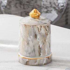 Ceramic <b>Toothpick</b> Holder European Style <b>Toothpick</b> Box Jar Creative Hotel Restaurant Commercial High-grade Cotton Swab Holder - Product Image 4