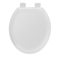 Siège de toilette en PP vierge haute brillance (17"/19") - Norme américaine, fermeture douce, antibactérien, résistant à la décoloration, écologique, durable, marque Yijia