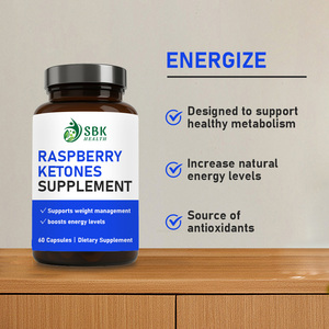 Private Label Raspberry Ketones <b>Supplement</b> Capsules for Weight Loss with Raspberry Ketone Herbal Slimming Pills Capsules - Product Image 3