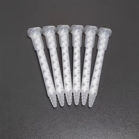 Mélangeur statique de colle MAH 05-17T pour applications industrielles en Chine, mini-mélangeur d'époxy, tube de mélange, embout de mélange pour robot automobile, fixation par baïonnette sécurisée