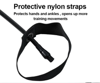 Bâton de Gymnastique Réglable pour Musculation, Fitness, Yoga, Pilates – Accessoires pour Entraînement Musculaire et Équipement d'Exercice Pilates