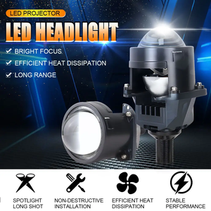 Nuevas Llegadas: Faro Delantero Bi-LED Láser H4 de 2 Pulgadas, Impermeable IP68, 50W, 5000 Lúmenes, 6000K, Ajuste Universal, 2 Años de Garantía - Product Image 5