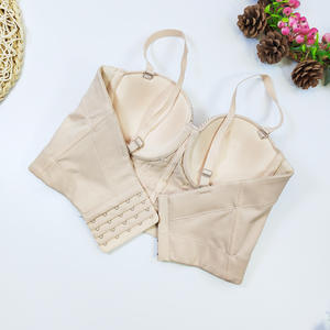 Top Corto Sexy con Schiena Scoperta e Ombelico Esposto, Bustier a Lisca di Pesce, Reggiseno Corsetto Dolce e Fresco per Donne - Product Image 6