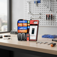 Kit générateur de clés universel MaxiIM KM100/KM100X avec mise à jour gratuite à vie, fonction AutoVIN et fonction pour toutes clés perdues (y compris celle de la batterie)