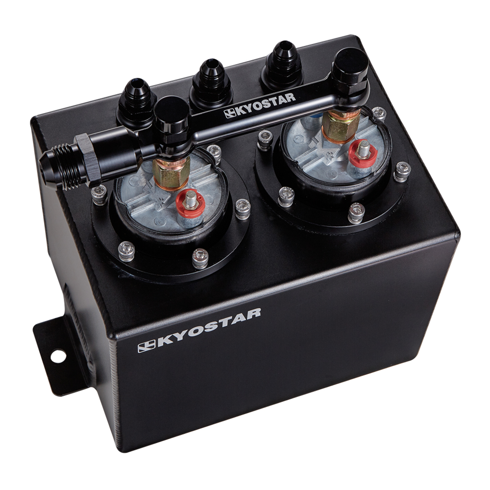 KYOSTAR 3L Fuel Swirl Surge Pot Tank - High Flow & Efficiency