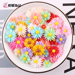 Color superventas resina trementina 6mm Pastoral fresco Diy Nail Art ornamento Material teléfono móvil funda decoración Accesorios - Product Image 5