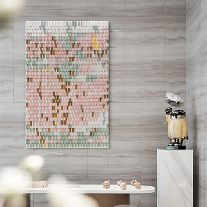 Pintura Artesanal de Cerámica 3D, Mural Decorativo Moderno de Lujo, Pintura Abstracta para Pared, Arte de Pared de Cerámica Colgante, Decoración del Hogar - Product Image 4