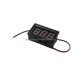 Voltímetro de CC de Dos Cables, 0.56 Pulgadas, LED Digital, DC4.5V-30.0V, Protección Contra Conexión Inversa - Product Image 1