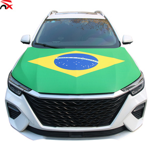 Conjunto de Artículos para Fanáticos del Fútbol Brasileño 2026, Gafas, Capa, Bandera, Bufanda, Accesorios para Animar, Bandera de Poliéster Personalizable - Product Image 5