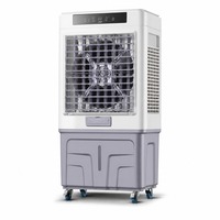 Enfriador de Aire Evaporativo Doméstico FJ-1120DLR con Control Remoto, 8000 CMH, Tanque de 60L, 3 Velocidades, Función de Enfriamiento, Humidificación y Purificación, Ventilador Digital