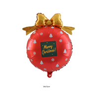 Ballon en Mylar rond de 18 pouces en forme de sucette moulin à vent, motif canne à sucre de Noël, pour décorations de fête de Noël et de fête à domicile