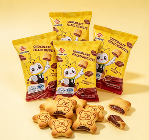 Biscuits <span class=keywords><strong>Petit</strong></span> <span class=keywords><strong>Beurre</strong></span>, biscuits fourrés étoiles, biscuits et gâteaux OEM, chocolat, collations pour enfants, aliments - Product Image 3