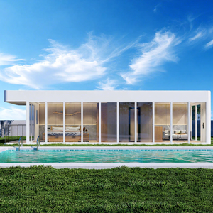 <span class=keywords><strong>Maison</strong></span> préfabriquée modulaire en panneaux sandwich EPS de 45 m², résistante aux cyclones, 3 chambres, salle de bain, bureau modulaire, maisons minuscules extensibles, achetez aujourd'hui - Product Image 1