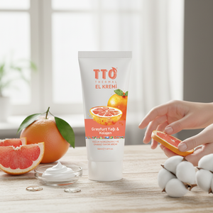 Crème pour les mains hydratante et nourrissante légère TTO, enrichie en vitamine E, huile de pamplemousse, collagène, acide hyaluronique, beurre de karité, 50 ml - Product Image 3