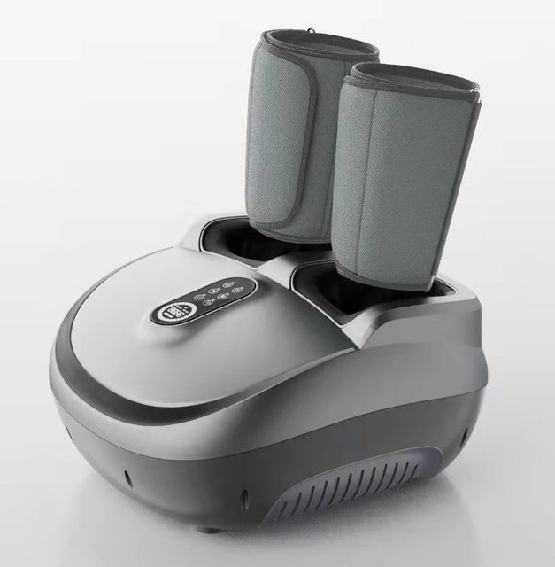 Foot Massager, 2 in 1 Shiatsu Foot Calf Massager with Heat for Plantar Fasciitis Deep Kneading Therapy Relieves Leg Fatigue