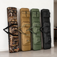 Sac de transport extérieur rembourré en tissu Oxford 600D extensible de 94 cm avec plusieurs poches de rangement pour le camping, la randonnée, le tir et les sports