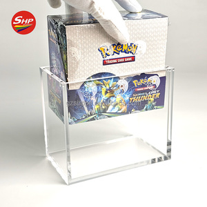 SHP Boîte de Booster Pokémon en Acrylique Personnalisée 1ère Édition 1999 Scellée Anglais Cartes à Collectionner JCC Étui - Product Image 5