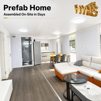 Casa Contenedor de Acero Móvil de Lujo Moderna, Expandible de 2-4 Dormitorios, 40FT 20FT, Impermeable, Resistente al Viento, Apartamento Portátil