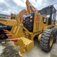 Niveleuse à moteur CAT 140H d'occasion, 185 CV, moteur Cat 3176C, pompe, engin de construction à vendre