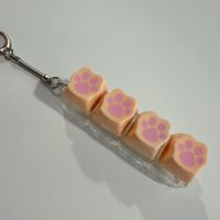 Jouet anti-stress en plastique transfrontalier à 4 touches en forme de patte de chat, gadget de décompression, testeur de switch, jouet pour le clavier à effets de pincement des doigts