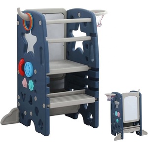 Sgabello da cucina regolabile in altezza torre in piedi per bambini in plastica per bambini piccoli - Product Image 1