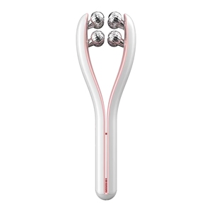 Masseur facial sans fil, télécommande, rechargeable par USB, rouleau vibrant en acier inoxydable, lifting du menton, relaxation du corps - Product Image 6
