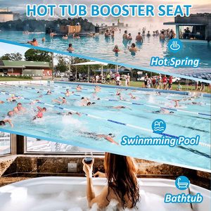 Nouveau <span class=keywords><strong>coussin</strong></span> d'appoint ergonomique pour bain à remous à séchage rapide siège <span class=keywords><strong>adulte</strong></span> enfants <span class=keywords><strong>baignoire</strong></span> piscine <span class=keywords><strong>coussin</strong></span> d'appoint avec 6 ventouses - Product Image 6