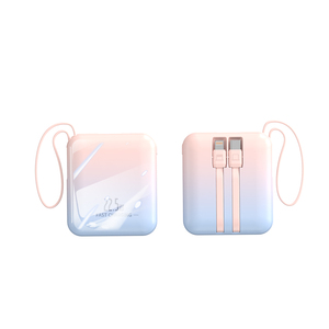 Batteries externes de 10 000 miliampères, avec câble intégré, affichage numérique, 22,5 W, pratiques à transporter, petites et portables - Product Image 3
