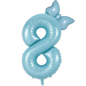 Venta caliente 40 pulgadas Número de mariposa globo de papel de aluminio globos de cumpleaños para niños conjunto decoraciones de fiesta - Product Image 5