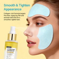 Patch Fondant au Collagène OEM avec Collagène et Glutathion Hydratant et Raffermissant pour le Front et les Joues – Soin Multi-Régions pour un Effet Tenseur Cutané