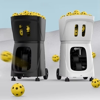 Machine d'entraînement de pickleball en gros, nouvelle, fabriquée en usine OEM, alimentateur de balles électronique automatique, contrôle à distance par application, tir réglable, vente en gros