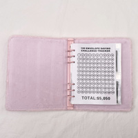 A5 Binder Photo card Holder Kawaii Plüsch Fotoalbum Kpop Idol Photo cards Sammeln Sie Buch Student School Notebook Briefpapier