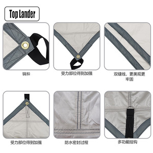 Top Lander Outdoor Hexagonal Canopy Tent 3x4M Waterproof <b>Sun</b> <b>Shade</b> For Camping Picnic Beach Use - Product Image 5